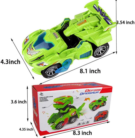 transforming dinosaur car toy birthday christmas gift for kids